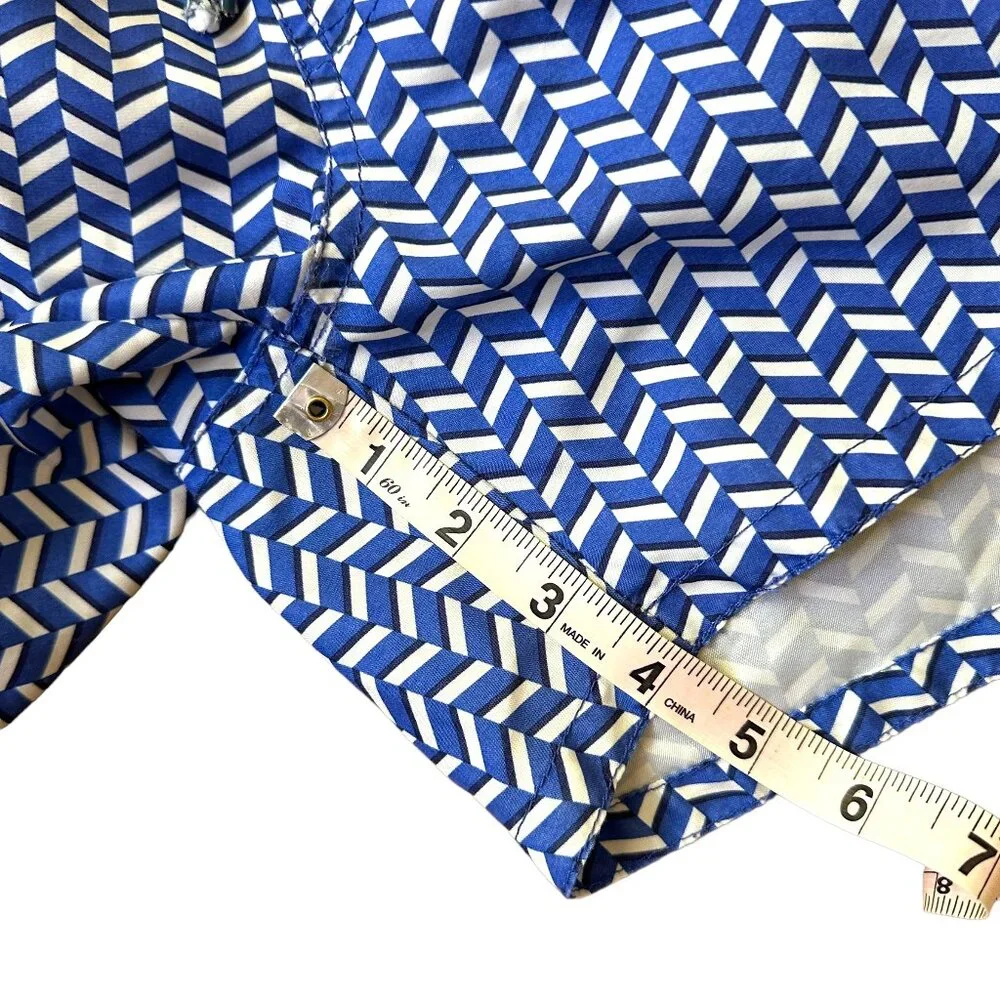 Ted Baker Blue Swim Trunks Shorts Lined Pockets‎ Size 2 Waist 34